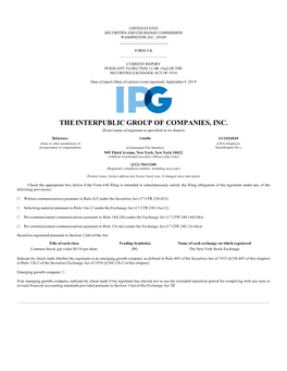 Theinterpublic Group of Companies, Inc