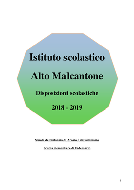 Istituto Scolastico Alto Malcantone