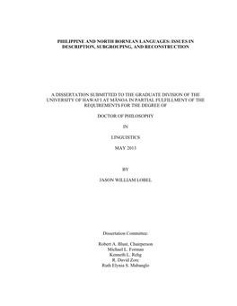 Jason Lobel's Dissertation