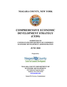 Comprehensive Economic Development Strategy (Ceds)