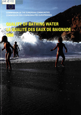 Quality of Bathing Water 1988: Seventh Report