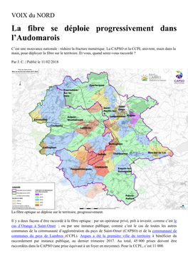 La Fibre Se Déploie Progressivement Dans L'audomarois