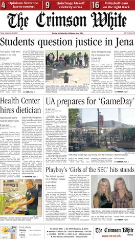 UA Prepares for ‘Gameday’