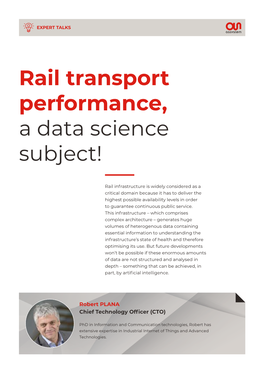 Rail Transport Performance, a Data Science Subject!