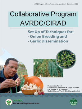 Collaborative Program AVRDC/CIRAD 2