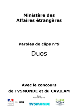 Paroles De Clips N°9