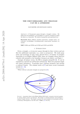 Arxiv:2004.06776V1 [Math.DS]