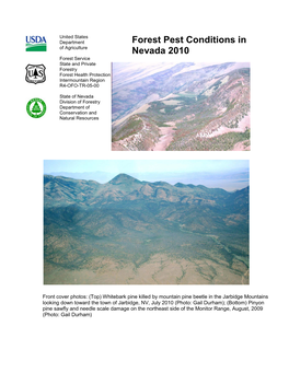 2010 Nevada Forest Conditions Report