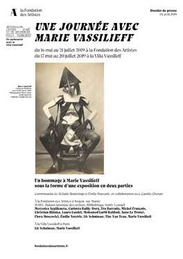 Une Journee Avec Marie Vassilieff