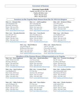 Legislators for the NC-FH AAA Region