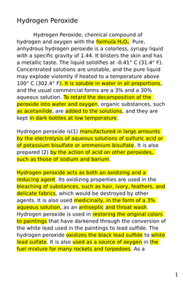 Hydrogen from Zinc + Diluted H2S04