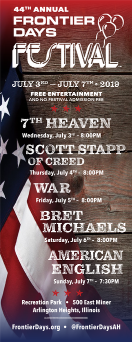 7Th Heaven Scott Stapp War Bret Michaels