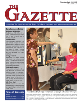 Table of Contents Heart Healthy Helps Customers to Adopt a Healthy Lifestyle News