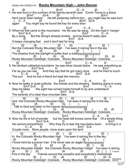 Rocky Mountain High – John Denver