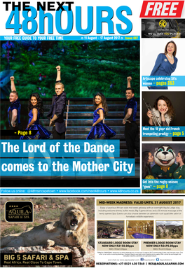 The Lord of the Dance Comes to the Mother City