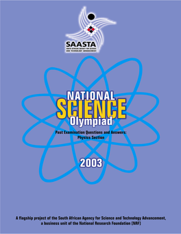 2003: General Knowledge and Physics Sections