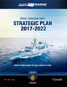 Rcn Strategic Plan 2017-2022 Commander’S Intent and Guidance