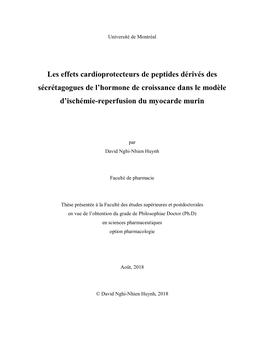 Thèse Et Mémoire