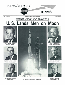 Spaceport News Vol.8, No.15 Jul.23, 1969