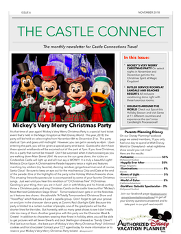 Disney, Universal Orlando and Cruise Newsletter for November 2018