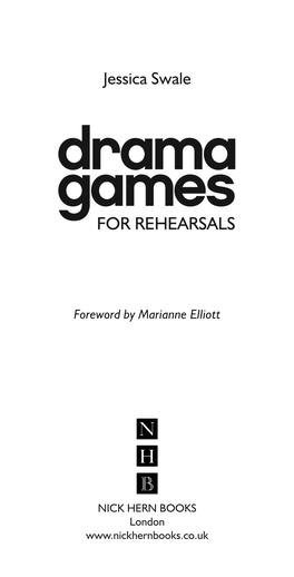 Drama Games for Rehearsals Extract