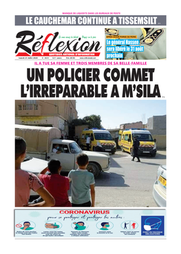 Un Policier Commet L'irreparable a M