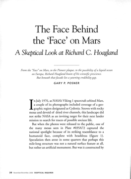 The Face Behind the 'Face' on Mars a Skeptical Look at Richard C