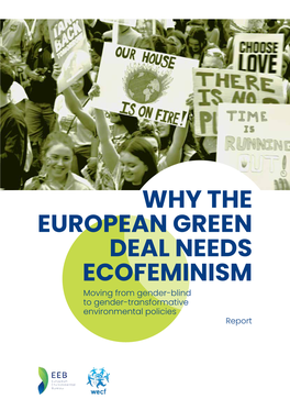 Why the European Green Deal Needs Ecofeminism Moving from Gender-Blind to Gender-Transformative Environmental Policies Report