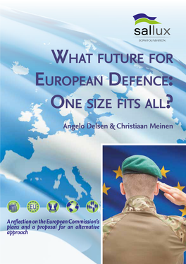 What Future for European Defence: One Size Fits All?