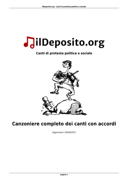 Canzoniere Completo Dei Canti Con Accordi