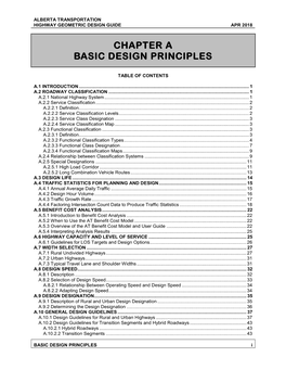 Chapter a Basic Design Principles