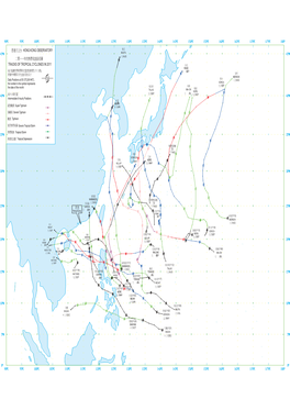 Hong Kong Observatory Tracks of Tropical