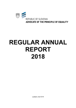 Regular Annual Report 2018