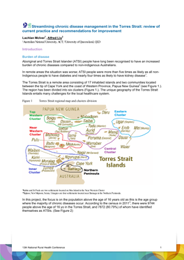 Streamlining Chronic Disease Management in the Torres Strait: Review of Current Practice and Recommendations for Improvement