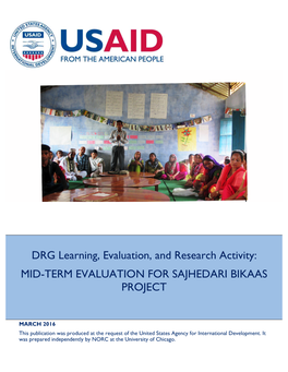 Mid-Term Evaluation for Sajhedari Bikaas Project [Local Governance in Nepal]