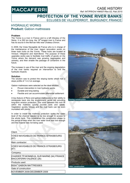 CH-INT-HW-FR-Protection of the Yonne River Banks, Burgundy