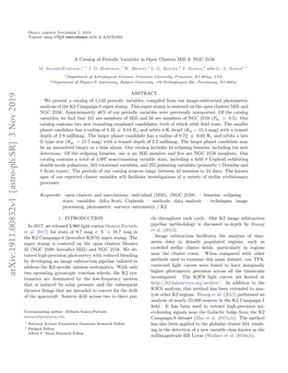 Arxiv:1911.00832V1 [Astro-Ph.SR] 3 Nov 2019 Tematics Are Dominated by the Low-Frequency Motion Investigated