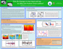 How Do Changes in River Input and Sea Ice Affect the Hudson Strait Outflow?