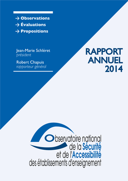 Rapport Annuel 2014 De L'ons