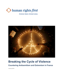 Cycle of Violence Countering Antisemitism and Extremism in France