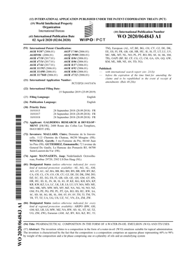 International Patent Classification: TM), European (AL, AT, BE, BG, CH