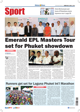 Emerald EPL Masters Tour Set for Phuket Showdown
