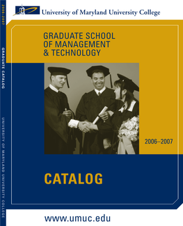 2006–07 Graduate Catalog