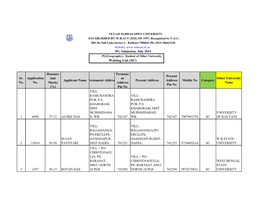 PGGR NON-NSOU SC PAID STUDENTS.Xlsx