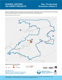 Tennessee 2 Historic Tax Credit Economic Data 2002-2018