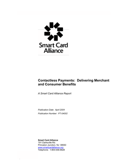 Contactless Payments: Delivering Merchant and Consumer Benefits