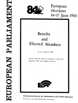 Results Elections and Elected Members