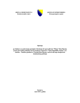 БОСНА И ХЕРЦЕГОВИНА Konkurencijsko Vijeće Конкуренцијси Савјет