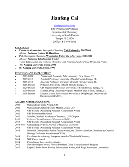 Jianfeng Cai CV.Pdf