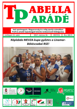 Tabellaparádé - Hetente Megjelenő Sportmagazin